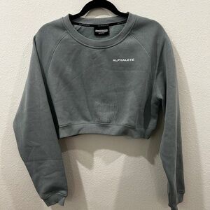 Alphalete cropped sweater